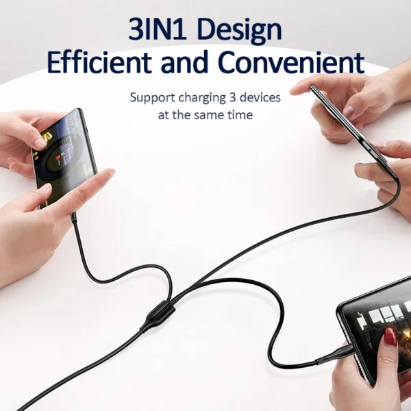 کابل 3 در 1 یوسمز SJ374 - تصویر 2
