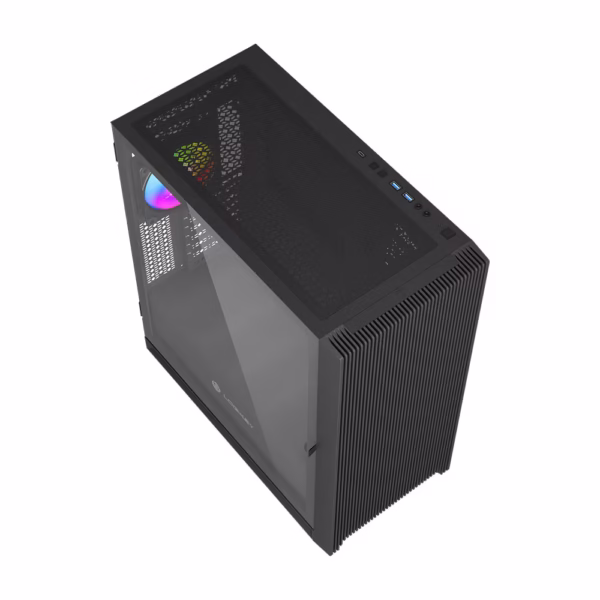 کیس کامپیوتر لاجی کی مدل LK-C644B با طراحی Mid-Tower، پنل شیشه‌ای، نورپردازی ARGB، پشتیبانی از کارت گرافیک 410 میلی‌متری و خنک‌کننده مایع 360mm؛ انتخابی ایده‌آل برای سیستم‌های گیمینگ و حرفه‌ای.