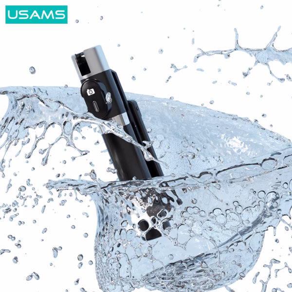 مونوپاد یوسمز Usams ZB324 با جنس ABS و فولاد ضدزنگ، بلوتوث داخلی، پایه سه‌پایه مخفی، طول بازشونده 110 سانتی‌متر و قابلیت چرخش 270 درجه، انتخابی حرفه‌ای برای عکاسی و فیلم‌برداری است.