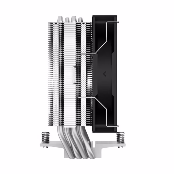 خنک کننده پردازنده دیپ کول مدل AG400 ARGB با طراحی برج تک‌فن، عملکرد خنک‌کنندگی قوی تا 220 وات، نورپردازی ARGB زیبا و نویز کم، مناسب سیستم های گیمینگ.