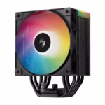 فن خنککننده سیستم دیپ کول AG500 BK ARGB V2 با پنج لوله مسی، فن 120 میلیمتری PWM و نورپردازی ARGB، عملکرد خنککنندگی قدرتمند و بیصدا را برای پردازندههای اینتل و AMD ارائه میدهد.