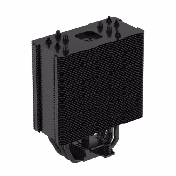 فن خنک‌کننده سیستم دیپ کول AG500 BK ARGB V2 با پنج لوله مسی، فن 120 میلی‌متری PWM و نورپردازی ARGB، عملکرد خنک‌کنندگی قدرتمند و بی‌صدا را برای پردازنده‌های اینتل و AMD ارائه می‌دهد.