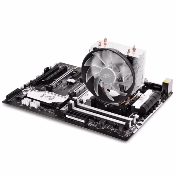 فن Deepcool GAMMAXX 300 با سه هیت‌پایپ تماس مستقیم و فن 120mm PWM، خنک‌کنندگی عالی و نویز پایین برای پردازنده‌های میان‌رده ارائه می‌دهد.