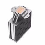 فن خنککننده دیپکول DeepCool AK400 با فن 120 میلیمتری کمصدا، چهار هیتپایپ مسی و توان دفع حرارت تا 220 وات، مناسب پردازندههای Intel LGA1700 و AMD AM5.