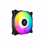 فن کیس لاجی‌کی مدل F121B ARGB با نورپردازی ARGB قابل تنظیم، عملکرد بی‌صدا و سرعت چرخش 1800 دور در دقیقه، مناسب سیستم‌های گیمینگ است.