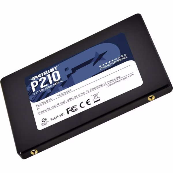 اس اس دی پتریوت P210 ظرفیت 128GB با رابط SATA III و سرعت بالا. مناسب لپ‌تاپ و کامپیوتر، با قیمت اقتصادی و عملکرد پایدار.