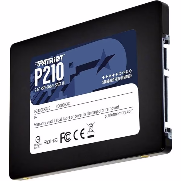 اس اس دی پتریوت P210 ظرفیت 128GB با رابط SATA III و سرعت بالا. مناسب لپ‌تاپ و کامپیوتر، با قیمت اقتصادی و عملکرد پایدار.