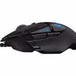 موس گیمینگ لاجیتک G502 Hero با سنسور HERO 25K، دقت 25600 DPI، 11 دکمه قابل برنامه‌ریزی، وزن قابل تنظیم و نورپردازی RGB، مناسب برای گیمرهای حرفه‌ای.