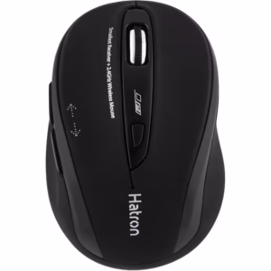 ماوس بی سیم هترون HMW120SL با طراحی ارگونومیک، کلیدهای بی‌صدا و دقت 1600 DPI، انتخابی ایده‌آل برای کارهای اداری، وب‌گردی و استفاده طولانی‌مدت است.