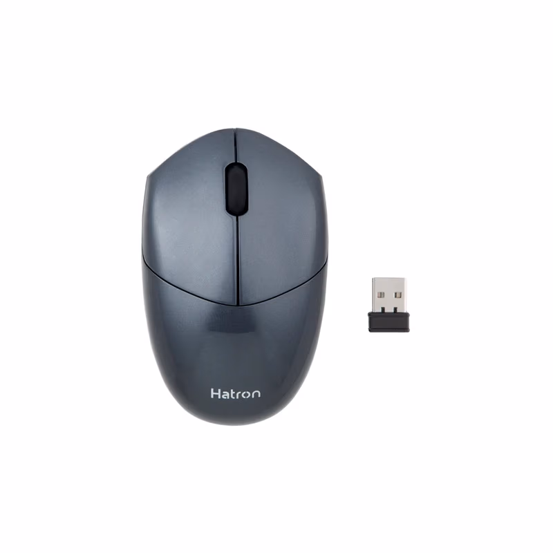 ماوس بی‌سیم هترون مدل HMW398SL با طراحی ارگونومیک، کلیک‌های بی‌صدا، اتصال پایدار 2.4GHz سازگاری با ویندوز و مک؛ مناسب کار روزمره، اداری و خانگی.