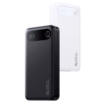 پاوربانک یوسمز CD251 با ظرفیت 20000 میلیآمپر ساعت، شارژ سریع 20 وات PD، سه خروجی USB-A و Type-C و نمایشگر دیجیتال، مناسب گوشی و تجهیزات دیجیتال.