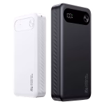 پاوربانک یوسمز CD251 با ظرفیت 20000 میلیآمپر ساعت، شارژ سریع 20 وات PD، سه خروجی USB-A و Type-C و نمایشگر دیجیتال، مناسب گوشی و تجهیزات دیجیتال.