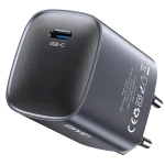 شارژر دیواری یوسمز USAMS CC323 T66 با توان 45 وات، فناوری GaN، پورت USB-C و پشتیبانی از PD 3.0؛ مناسب شارژ سریع گوشی، تبلت و دستگاه‌های سازگار.