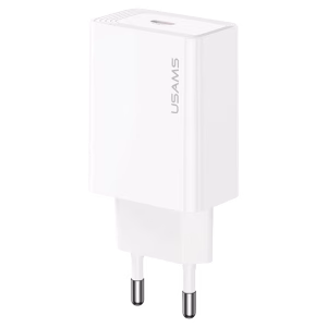 خرید شارژر دیواری یوسمز USAMS CC329 T69 با توان 30 وات، خروجی USB-C، پشتیبانی از PD 3.0، طراحی جمع‌وجور و سیستم‌های حفاظتی چندگانه؛ مناسب شارژ سریع گوشی و تبلت.