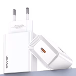 خرید شارژر دیواری یوسمز USAMS CC329 T69 با توان 30 وات، خروجی USB-C، پشتیبانی از PD 3.0، طراحی جمع‌وجور و سیستم‌های حفاظتی چندگانه؛ مناسب شارژ سریع گوشی و تبلت.