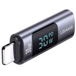 خرید مبدل یوسمز SJ681؛ مبدل USB-C به Lightning با پشتیبانی از شارژ سریع 30 وات، نمایشگر دیجیتال توان، بدنه آلومینیومی و طراحی کوچک و سبک.