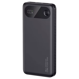 خرید پاوربانک یوسمز CD249 ظرفیت 10000mAh با شارژ سریع 20 وات، Power Delivery، Quick Charge، سه خروجی USB و Type-C و نمایشگر دیجیتال LED.