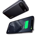 خرید پاوربانک یوسمز CD249 ظرفیت 10000mAh با شارژ سریع 20 وات، Power Delivery، Quick Charge، سه خروجی USB و Type-C و نمایشگر دیجیتال LED.
