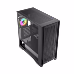 کیس لاجیکی LogiKey C634B با پنل شیشه‌ای، بدنه SPCC، پشتیبانی از مادربرد E-ATX و ATX، کارت گرافیک تا 415mm و 4 فن پیش‌فرض، مناسب سیستم گیمینگ.