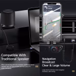 خرید گیرنده بلوتوثی یوسمز USAMS SJ464 با Bluetooth 5.0، خروجی AUX، میکروفون داخلی، کابل فنری و قابلیت مکالمه هندزفری؛ مناسب خودرو و سیستم صوتی.