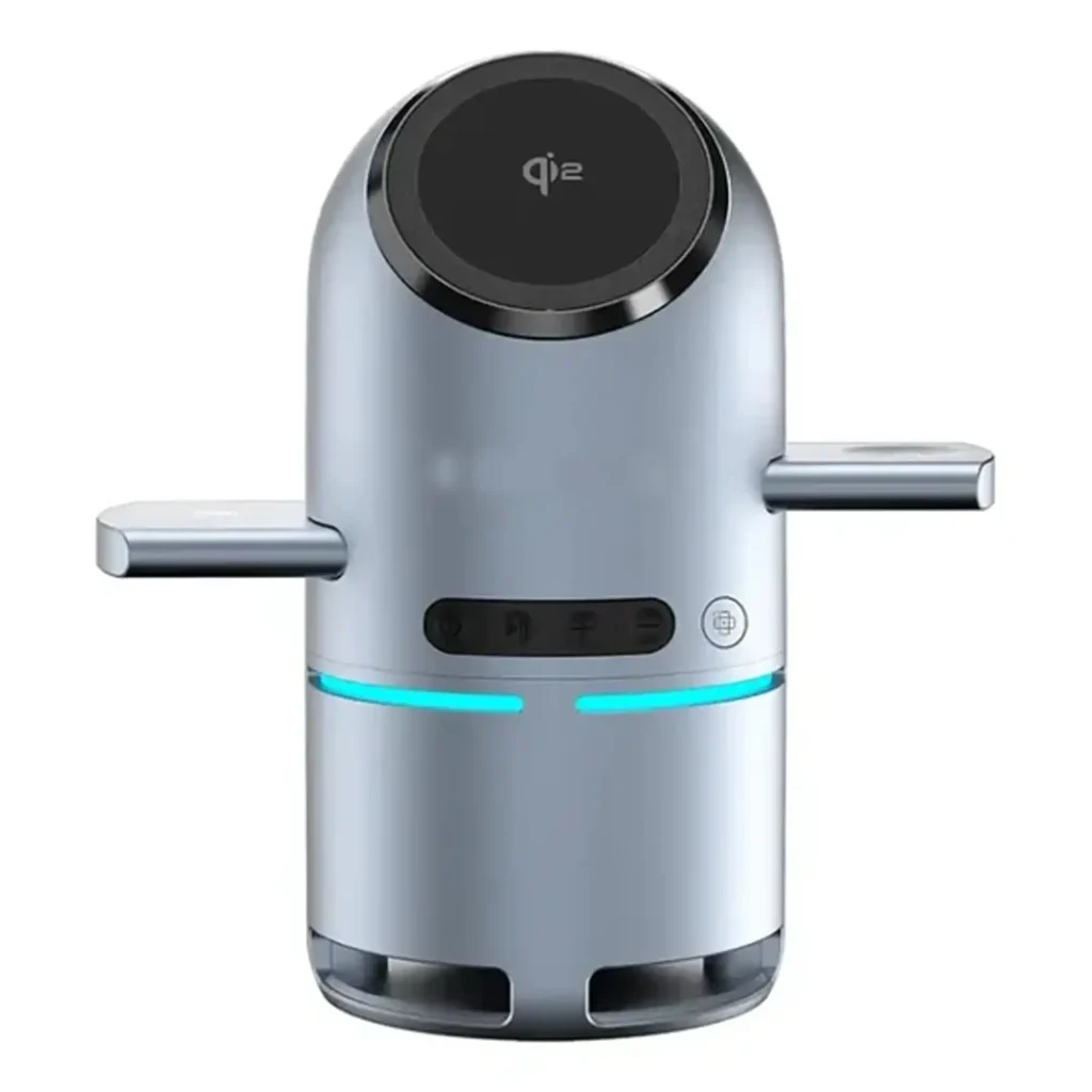 شارژر وایرلس 3 کاره Multi-Function S9B با قابلیت شارژ هم‌زمان گوشی، هندزفری و ساعت هوشمند، توان شارژ تا 15 وات و طراحی کاربردی، انتخابی مناسب برای میز کار و استفاده روزمره است.
