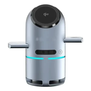 شارژر وایرلس 3 کاره Multi-Function S9B با قابلیت شارژ هم‌زمان گوشی، هندزفری و ساعت هوشمند، توان شارژ تا 15 وات و طراحی کاربردی، انتخابی مناسب برای میز کار و استفاده روزمره است.